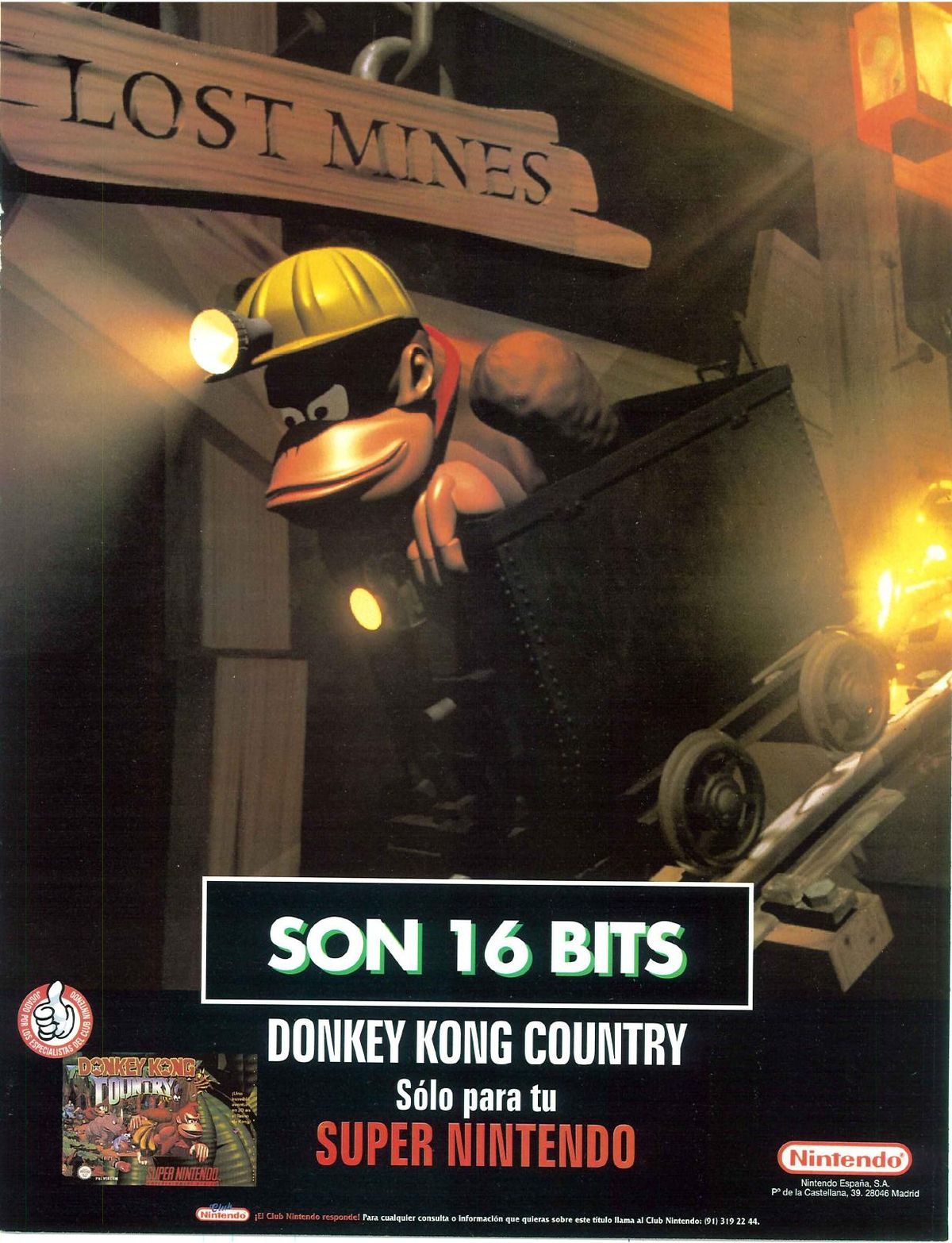 File:DKC SNES Spain magazine ad.jpg - Super Mario Wiki, the Mario ...