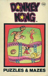 Front cover of Donkey Kong: Puzzles & Mazes.