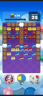 Stage 167 from Dr. Mario World
