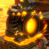 Screenshot of a K. Rool-like cannon enemy from Donkey Kong Bananza