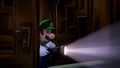 Luigi entering the hotel