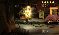 Screenshot of a glitch in Luigi's Mansion: Dark Moon