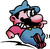 Artwork of Mario from the Famicom release of Mario Bros.