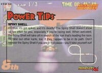 One of the Mario Kart 64 Collectible Trading Cards.