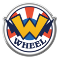 A Mario Kart Tour W Wheel badge