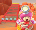 The course icon of the R/T variant with Toadette (Explorer)