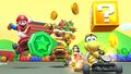 Mario, Bowser, Pauline, and Gold Koopa (Freerunning) in the Pipe Frame