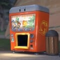 A Yoshi's vending machine