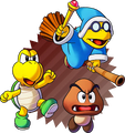 Bowser's Minions (Kamek, Koopa Troopa, and Goomba)