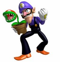 Mario Party 3 artwork: Waluigi