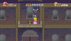 Second treasure chest in Merlee's Mansion of Chapter 2-2 of Super Paper Mario.
