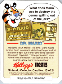 One of the Nintendo Collector Cards.