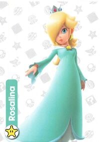 Rosalina character card from the Super Mario Trading Card Collection