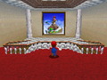 The Whomp's Fortress painting in Super Mario 64 DS