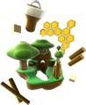 Artwork from Super Mario Galaxy + Super Mario Galaxy 2