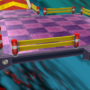 Squared screenshot of a rubber rail in Super Mario Galaxy 2.