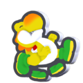 Super Mario Bros. Wonder (Fluttering standee, Yellow Yoshi)