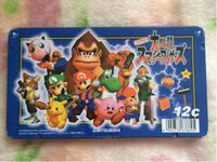 A pencil case with the Super Smash Bros. characters