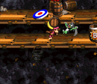 The locations for the first and second Bonus Barrels each.