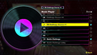The disc for the song "2D Challenge #1" in Donkey Kong Bananza