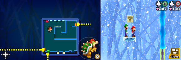 Block 23 in Airway of Mario & Luigi: Bowser's Inside Story + Bowser Jr.'s Journey.