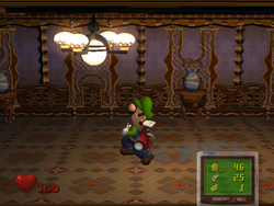 The Anteroom in Luigi's Mansion