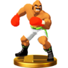 Bald Bull trophy from Super Smash Bros. for Wii U