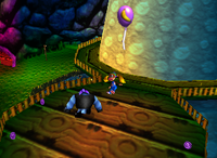 A purple Kasplat in Fungi Forest.