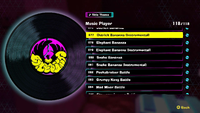 The disc for the song "Ostrich Bananza (Instrumental)" in Donkey Kong Bananza