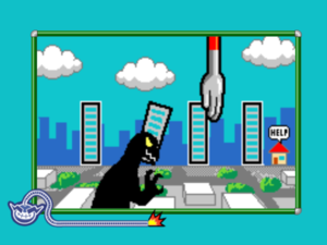 Artwork from the microgame Domino Block.