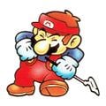 Mario being grumpy