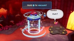 Using the UFO Vacuum Bros. Move in Mario & Luigi: Brothership