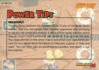 One of the Mario Kart 64 Collectible Trading Cards.