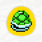 A sticker in Mario Kart World
