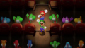 Mario and Luigi in the theater room.