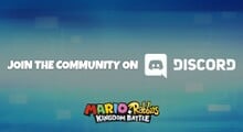 Notice regarding the official "Mario + Rabbids" Discord server, issued during the Community Competition