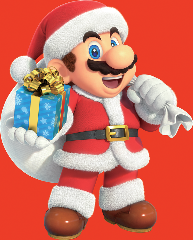 File:Mario Santa Full Artwork.png - Super Mario Wiki, the Mario ...