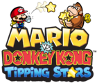 Alternate interntional logo with a Mini Mario and Mini Donkey Kong
