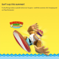 Thumbnail of the website's 2023 summer theme, featuring Funky Kong