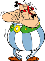 Obélix from the Asterix comic book series