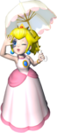 Artwork of Princess Peach from the Super Mario 3D All-Stars version of Super Mario Sunshine