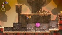 The first 10-flower coin in Hot-Hot Hot! in Super Mario Bros. Wonder