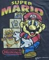 Short Shirt Inc. t-shirt of Mario with pictures of Bowser, Iggy Koopa, and a Chain Chomp