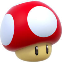 Super Mushroom Artwork - Super Mario 3D World.png