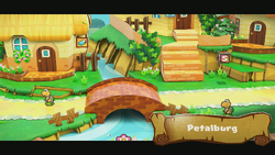 A view of Petalburg upon entering it for the first time.