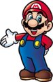 Mario holding his arm out