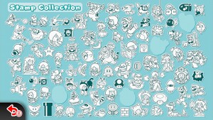 Stamp Collection in Super Mario 3D World, with 81 stamps collected