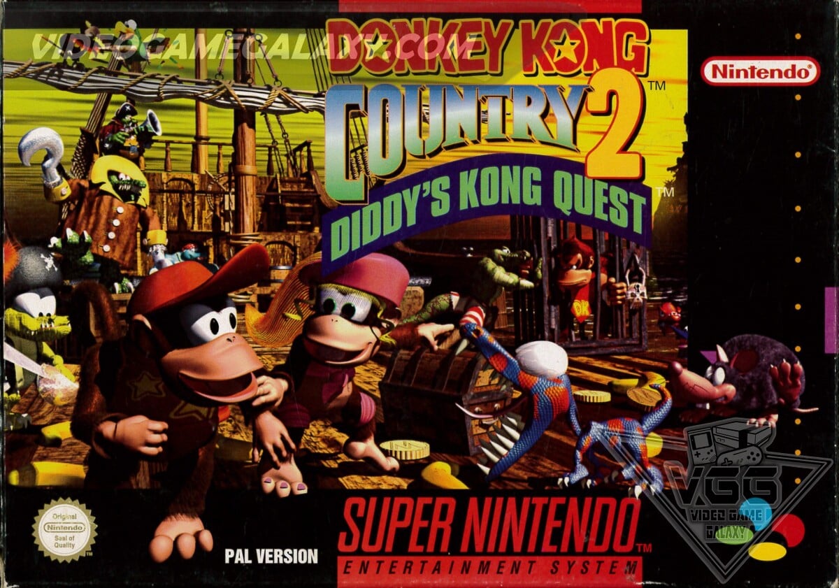 File:DKC2 SNES Box EUR.jpg - Super Mario Wiki, the Mario encyclopedia