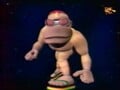 Funky Kong in a bumper