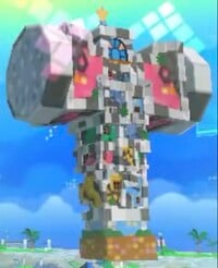 Earthwake in its hammer form in Mario & Luigi: Dream Team